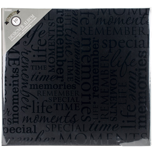 12X12 BLACK POST ALBUM
